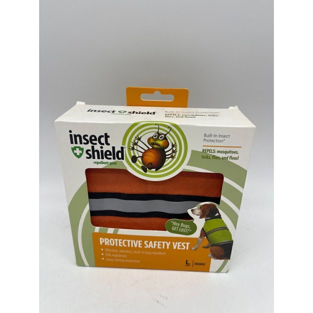 Insect Shield Repellent Gear Protective Safety Vest Size L